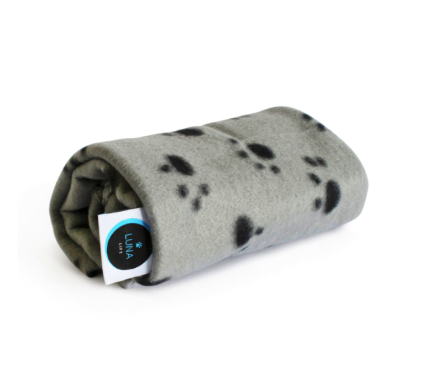 LUNA Life Premium 70cm (M) Comfy Plush Bed with Snuggle Blanket & Seat Belt 3